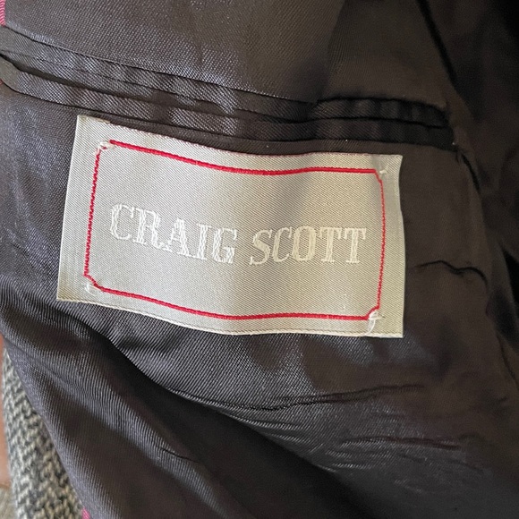 Vintage Craig Scott wool suit jacket size - Picture 4 of 4